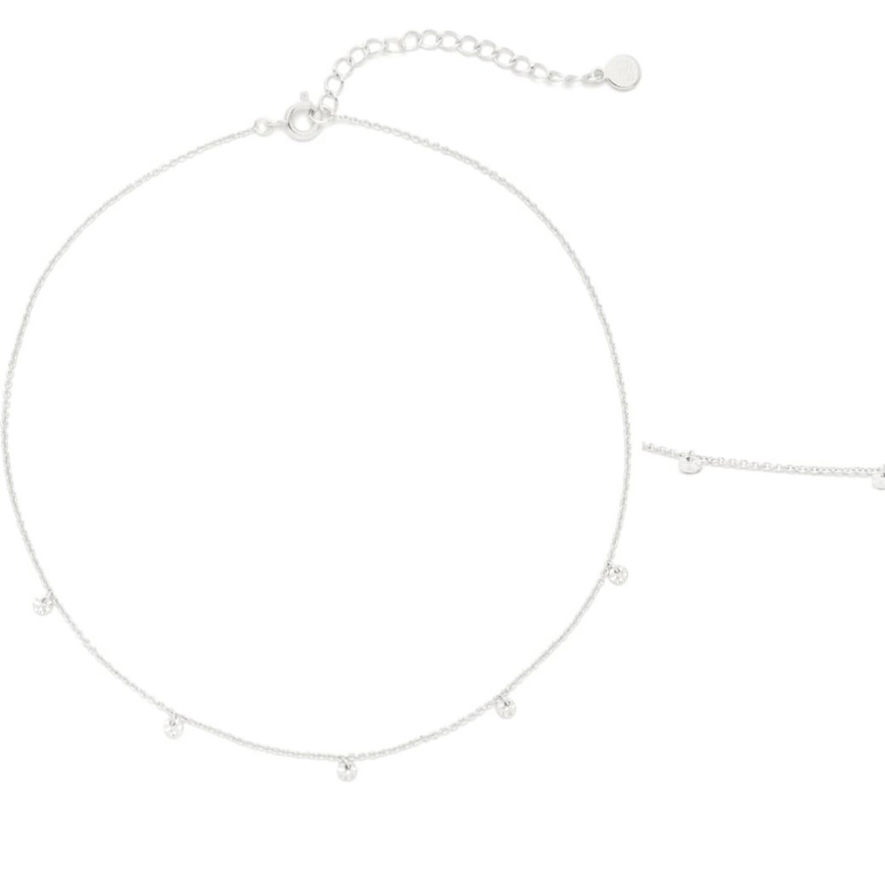 gorjana charm choker necklace silver